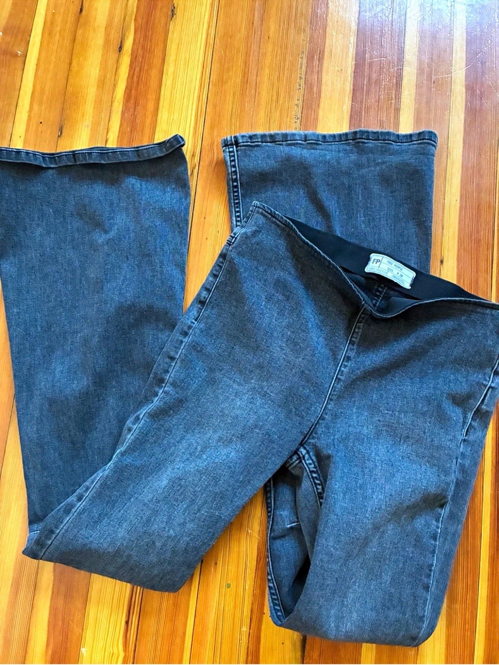 Free People Black gray  Women’s Stretch Bootcut Jeans